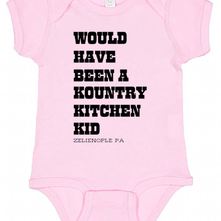 Paper Cow LLC Kountry Kitchen Graphic Cotton Baby Bodysuit 