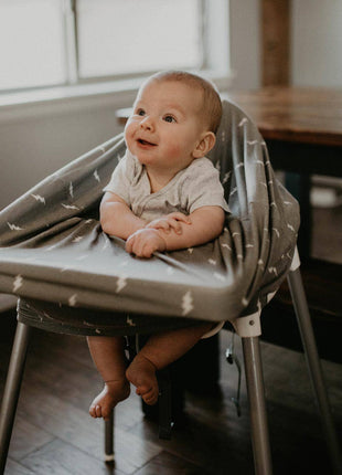 Parker Baby Co. Multi-Use Cover as a highchair cover