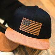 Briar & Sphinx American Flag Suede Bill