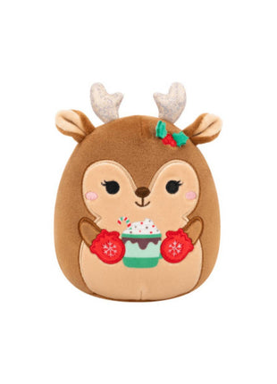 License 2 Play Toys Squishmallows 5" Holiday Plush Asst in 12pc Display - Reindeer