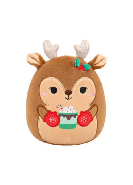 License 2 Play Toys Squishmallows 5" Holiday Plush Asst in 12pc Display - Reindeer