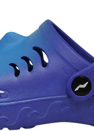 Eastern Off Price Norty Boy's Girl's Children Toddler Kid Fun Slip On Sandal Slipper Clog Shoe - 41917 - Blue Shark Side View