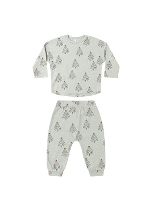 Rylee + Cru Long Sleeve Tee + Pant || Trees