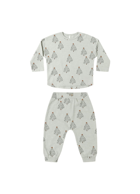 Rylee + Cru Long Sleeve Tee + Pant || Trees