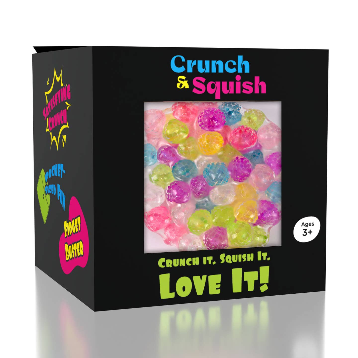 Crunch & Squish Candy Series Crunchy Showcase Squishy Stress Ball Fidget Toy (1pc) Color Ships Assorted