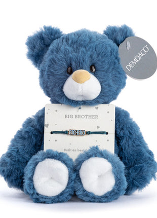 Demdaco Big Brother Navy Bear - 8in