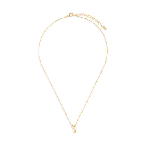Demdaco I Love You Mom Floral Card & Gold Necklace-16in