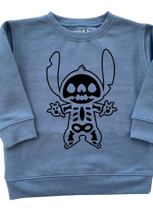 Holland Ave Clothing Skeleton Stitch Sweatshirt