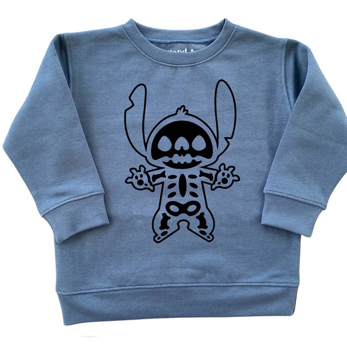 Holland Ave Clothing Skeleton Stitch Sweatshirt
