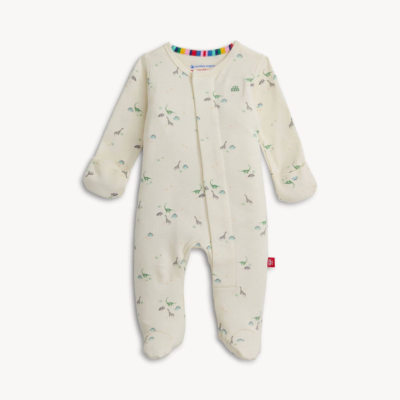 Tiny Diny Organic Cotton Magnetic Footie