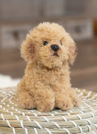 Demdaco Labradoodle Beanbag Stuffed Animal 3.5" x 5.5"