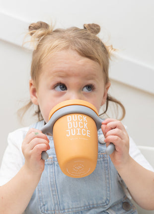 Model Using Bella Tunno Duck Duck Juice Happy Sippy Cup