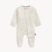 Magnetic Me Airplanes Pointelle Magnetic Footie 
