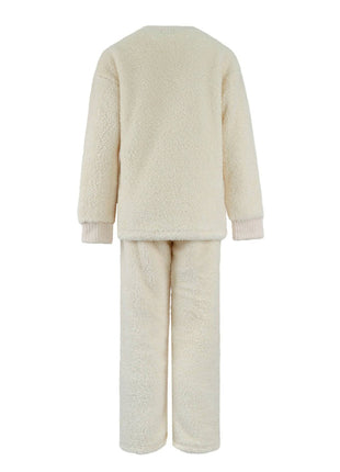 Lola & The Boys Big Bow Crystal Fuzzy Set back