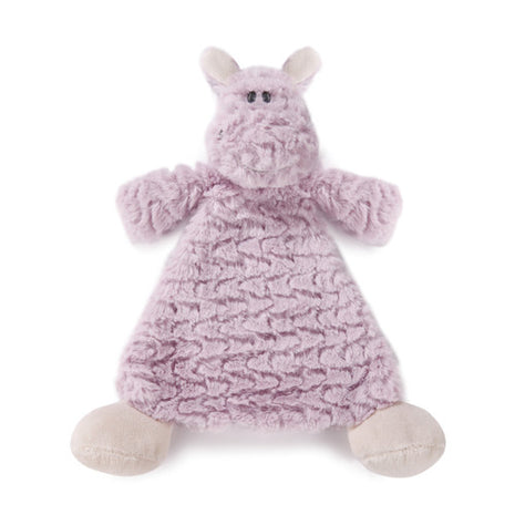 Demdaco Harlow Hippo Rattle Blankie