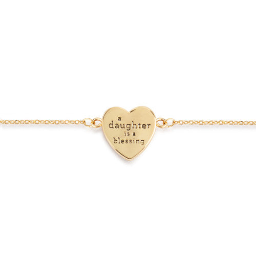 Demdaco Art Heart Bracelet - Daughter