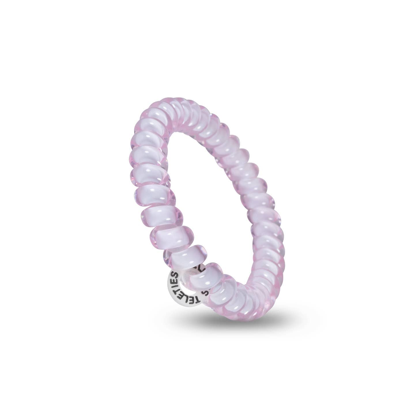 Teleties Spiral Hair Coils | Small | Rose Water Pink Hair Ties