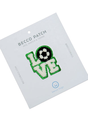 Becco Bags Love Soccer Patch