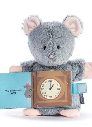 Demdaco Hickory Dickery Dock Puppet Book - 3x3in