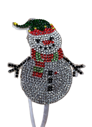 Bari Lynn Crystalized Snowman Headband