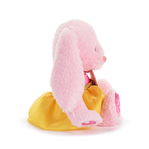 Demdaco Pink Bunny + Dance Necklace - 9in