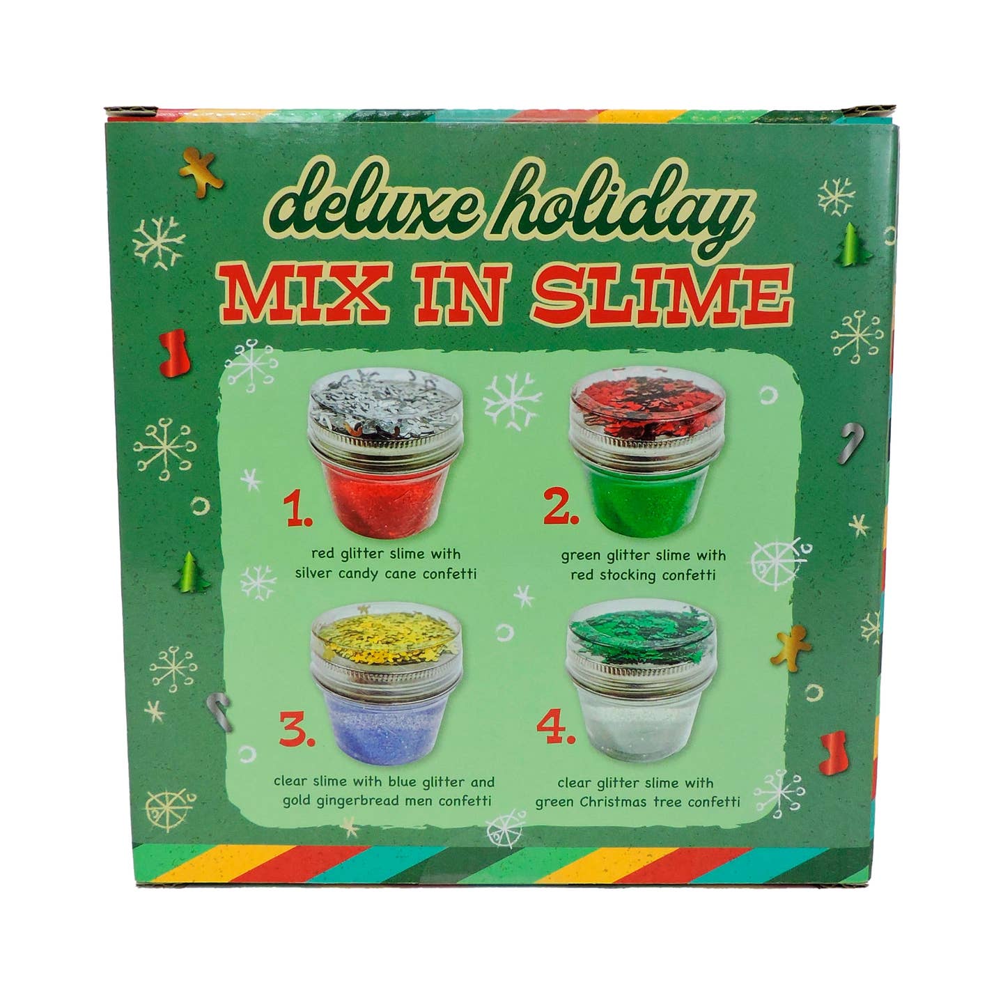 ToySmith Toysmith Deluxe Holiday Mix-in Slime, Stocking Stuffer