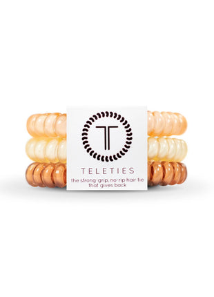 Teleties Spiral Hair Coils | Small | For the Love of Nudes Hair Ties