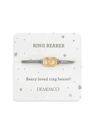 Demdaco Ring Bearer Gray Bear - 6in Bracelet 
