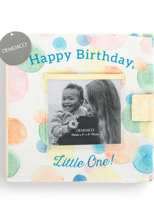 Demdaco Happy Birthday Plush Photo Book