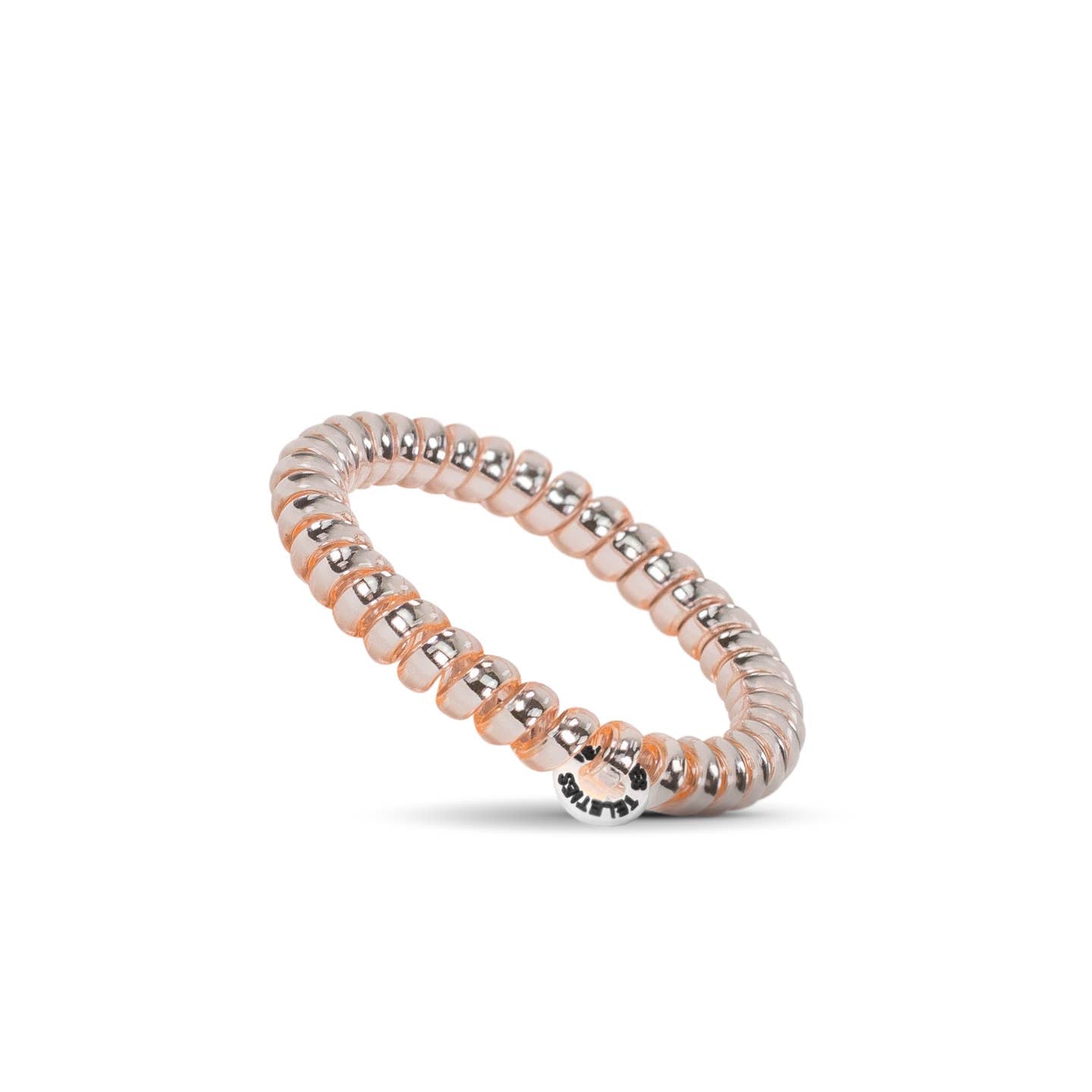Teleties Spiral Hair Coils | Small | Millennial Pink Hair Ties