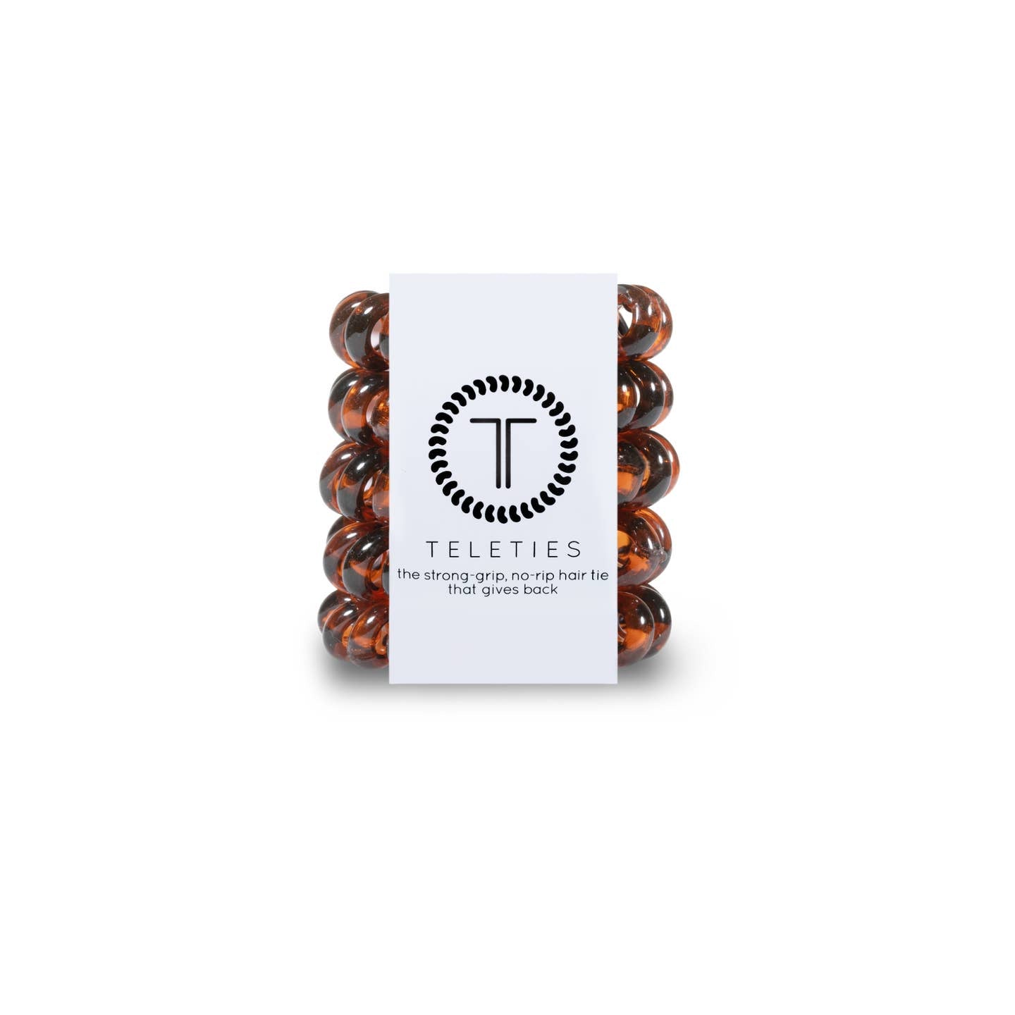 Teleties Spiral Hair Coils | Tiny | Tortoise Hair Ties