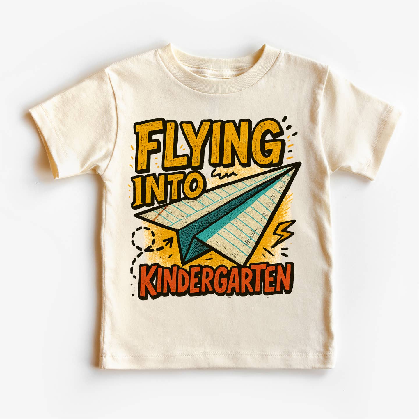 Madi Moosh Flying Into Kindergarten Back To School Shirt | First Day of School Tee