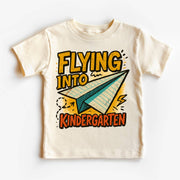 Madi Moosh Flying Into Kindergarten Back To School Shirt | First Day of School Tee