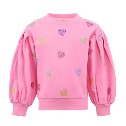 Lola and The Boys Pink Sparkle Hearts Set Top
