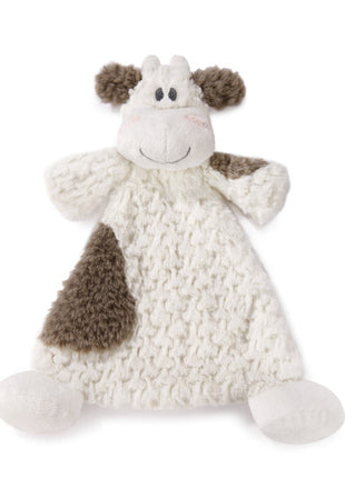 Demdaco Moozer Cow Rattle Blankie