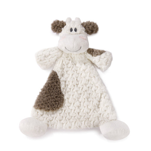 Demdaco Moozer Cow Rattle Blankie