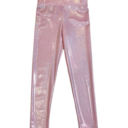 Lola & The Boys Pink Shimmer Leggings