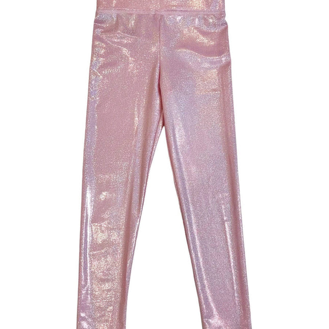 Lola & The Boys Pink Shimmer Leggings