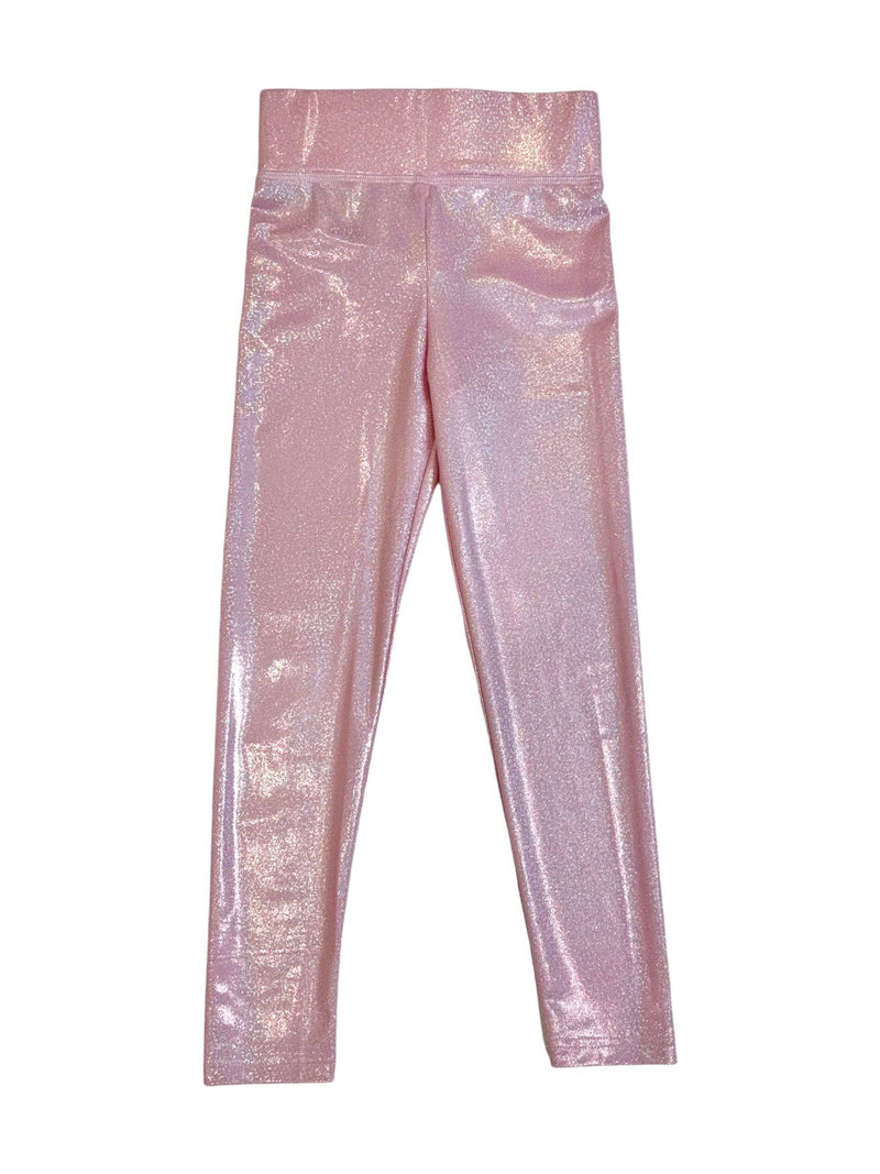 Lola & The Boys Pink Shimmer Leggings