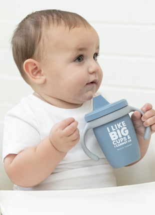 Model Using Bella Tunno I Like Big Cups Happy Sippy Cup