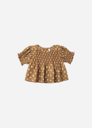 Rylee & Cru Colette Top || Golden Fleur Front
