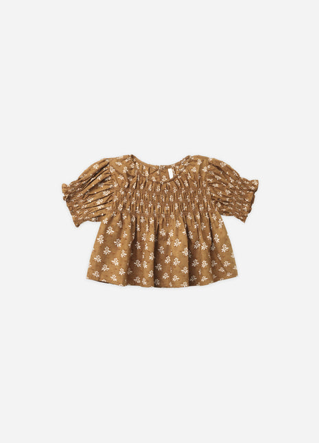 Rylee & Cru Colette Top || Golden Fleur Front