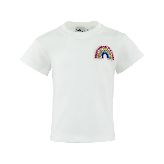 Lola And The Boys Rainbow Daily Reminders T-shirt Front