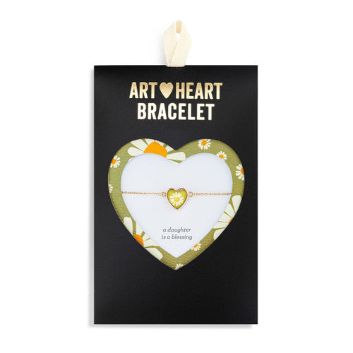 Demdaco Art Heart Bracelet - Daughter