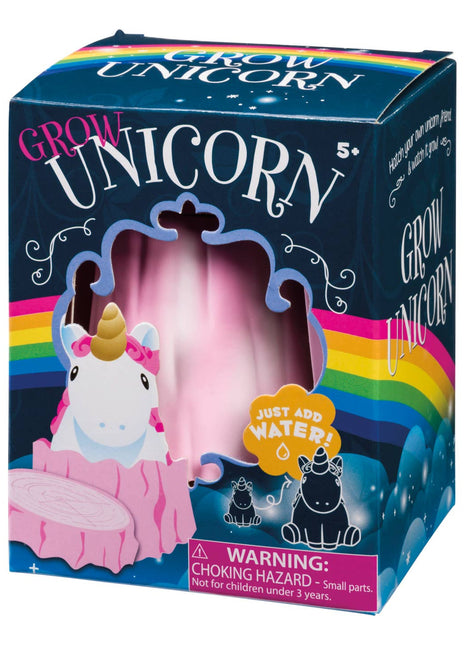Toysmith Grow Unicorn, Just Add Water, Display of 12