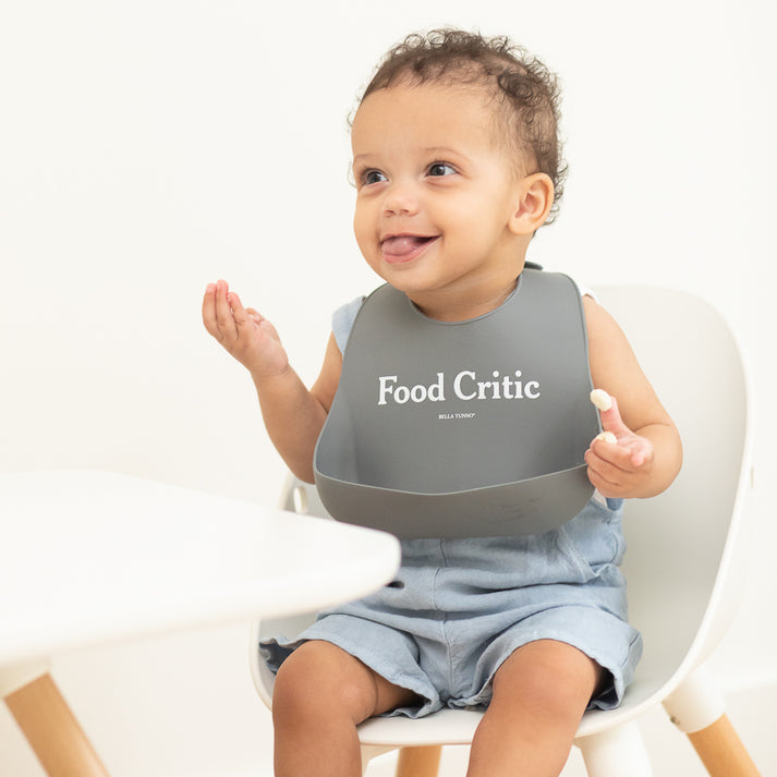 Bella Tunno Love at First Bite + Food Critic Wonder Bib Set