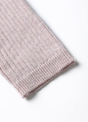 Quincy Mae Rib Knit Peplum Top || Lilac Details