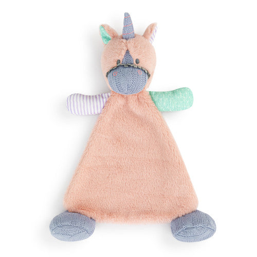 Demdaco Oddball Blankie - Unicorn Front