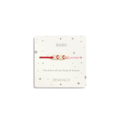 Demdaco XOXO Cream Bear - 8in Bracelet