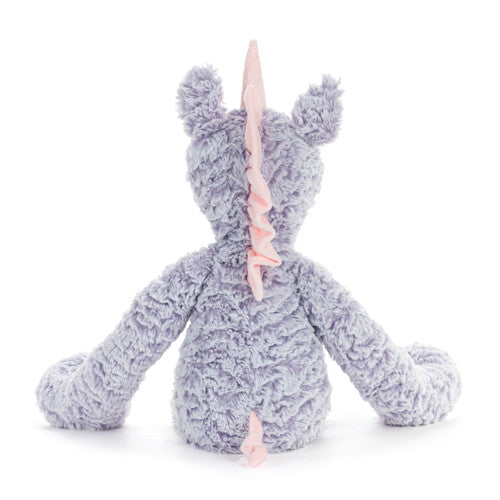 Demdaco Heartful Hugs Unicorn Anxiety Stuffed Animal 14" Back